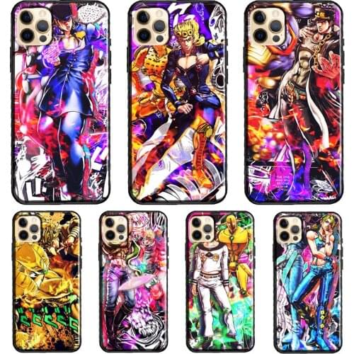 JoJolion JoJos Bizarre Anime Manga Funda Case For iPhone X XR XS MAX 12 Mini 11 Pro Max 5S 6S 8 7 Plus SE 2020 Cover Shell