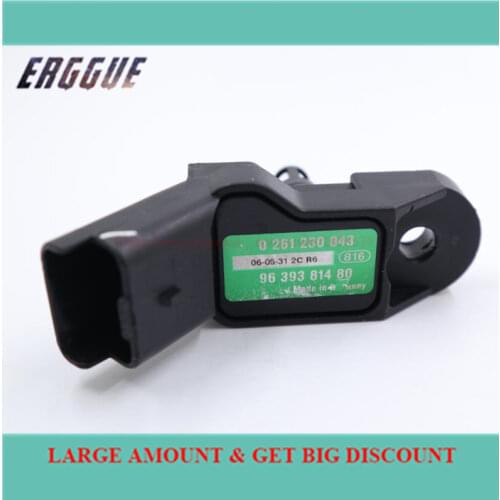 0261230043 9639381480 DC00467680 Manifold Absolute Pressure MAP Sensor For Peugeot For Citroen 106 206 207 307 407 807
