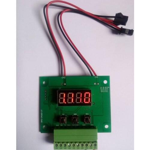 Dual channel digital control panel digital display controller machine vision light source control panel industrial dimming light