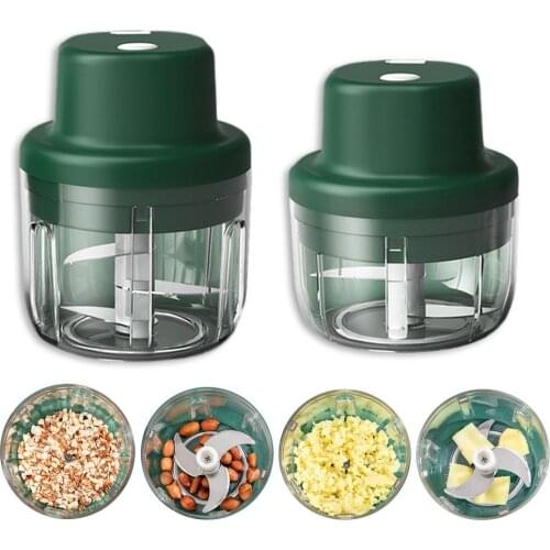 150/300ML Electric Garlic Masher Food Vegetable Chopper Squeezer Meat Grinder Mini Crusher Chopper For Crushed Garlic Crushed