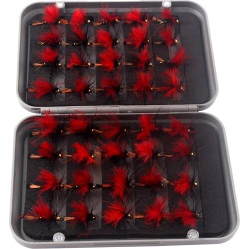 Fly Hook Bionic Bait 40 Sets Luya Bait Fake Bait Insect Hook Bait Fish Hook