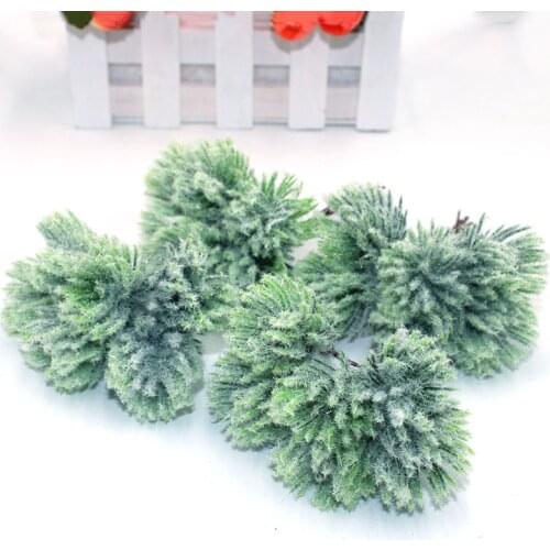 1 artificial plastic Christmas pinecone pine branch wedding decoration family party simulation decorative flower