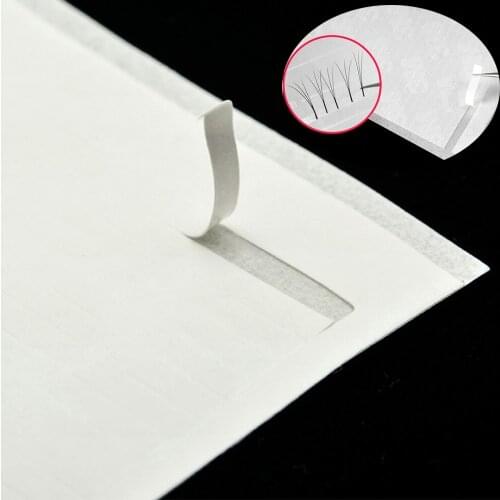 5Pcs/pack 250 strips easy fan tapes for Volume Eyelash Extension Volume Lashes Storage Sticky Strip Lash Extension Supplies