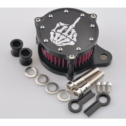 Motorcycle Accessories Air filter Cleaner System Air Cleaner Intake Filter Kit Fits for Harley Sportster XL883 Iron 883
