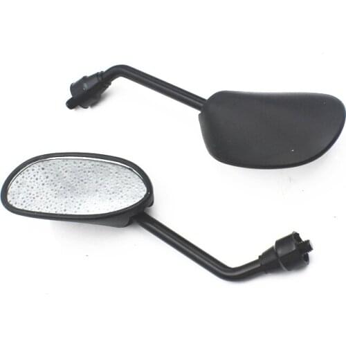 Pair Universal Motorcycle Rearview Mirrors Black 8mm Side Mirror Dirt bike For Honda Yamaha Suzuki Kawasaki Atv Scooter Offroad
