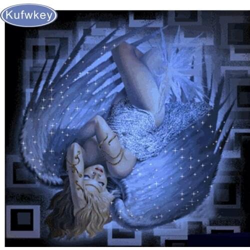 Full square/round 5D DIY diamond painting angel Gothic painting embroidery pattern cross stitch kit mosaic home decor stickers