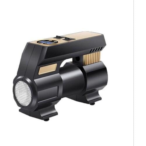Portable Car Air Pump Electric Tire Inflator Pump 12V Digital Air Compressor Auto Tyre Pumb for Automobile Motorcycle Bicycle