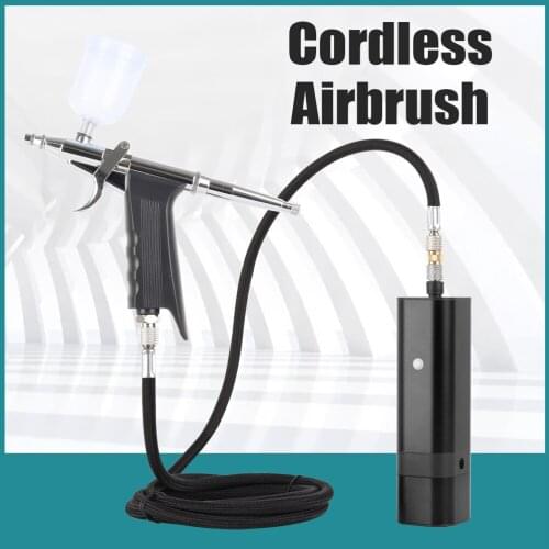 Best Airbrush Kit with Gravity Trigger Type Spray Gun for Art Model Body Paint Artist Makeup Nail Tattoos Cake Tools