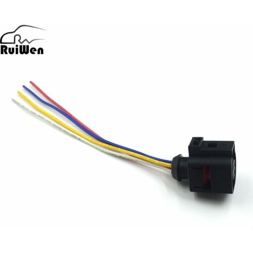 Plug Connector housing With wire For VW Scirocco Sharan Tiguan Touran Touareg Transporter Audi A1 A2 A3 A4 A5 A6 A7 Q3 Q5 Q7