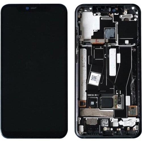 Super Amoled LCD Screen For Xiaomi Mi8 Explorer LCD Display Digitizer Touch Screen with frame For Xiaomi mi 8 pro