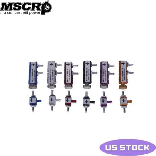 UNIVERSAL ADJUSTABLE MANUAL TURBO BOOST CONTROLLER KIT 1-30 PSI IN-CABIN BOOST CONTROL Blue Red Black bc001