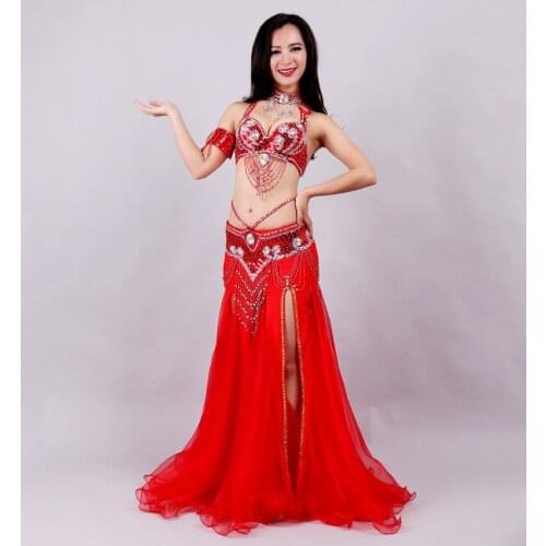 Cosplay Womens belly dance costume Nightclub stage performance dancing skirt dress