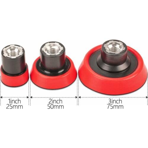 1&quot+2&quot+3&quot Plate Backing Pad Sponge Polishing Car Wash and Care Tools M14 &amp 5/8 3sizes in one Package