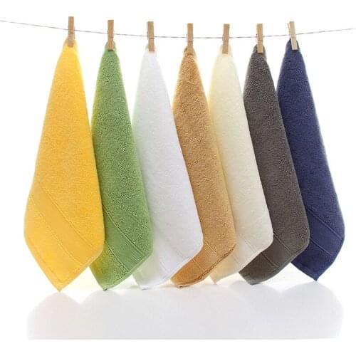 Face Towels 2 Pcs/Set 35*35cm Absorbent Cotton Hand Towels Square Quick-Drying Soft Cotton Children Face Towel Hot Sale