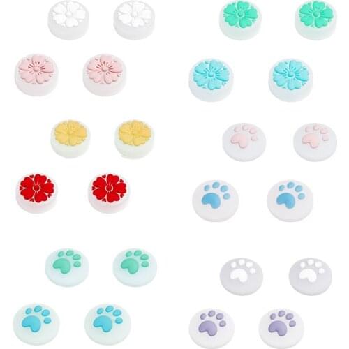 4pcs/lot joystick cherry cute cap for nintendo switch case joystick cover for nintendo switch lite analog thumb grips accessorie
