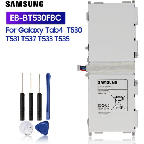 Samsung Original Tablet Battery EB-BT530FBU/FBE EB-BT530FBC For Samsung GALAXY Tab4 Tab 4 T531 T533 T535 T537 SM-T530 6800mAh