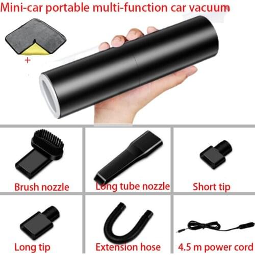 Car mini vacuum cleaner 120W 12V portable handheld automatic vacuum cleaner wet and dry dust collector