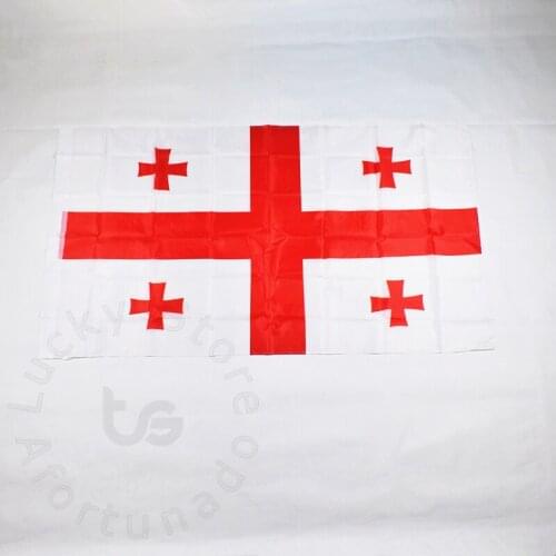 Georgia 90*150cm flag Hanging Georgia National flag for meet,Parade,party.Hanging,decoration