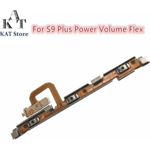 KAT 1PCS Side Button Key Flex For S9 Plus G965F Power Volume Switch Flex CableFlex Cable Ribbon Replacement Parts