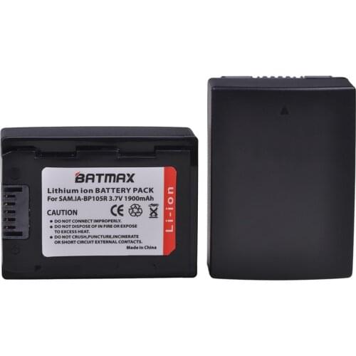 IA-BP105R 1900mAh BP105R IA-BP210R IABP210R Battery for SAMSUNG SMX-F500 F501 F530 HMX-F900 F910 F920 H320