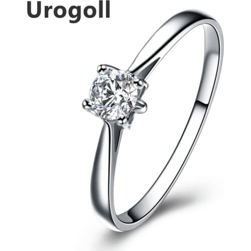 Classic Genuine AAA Zirconia Rings For Women Luxury Wedding Engagement Ring 925 Sterling Silver Rings Fine Jewelry