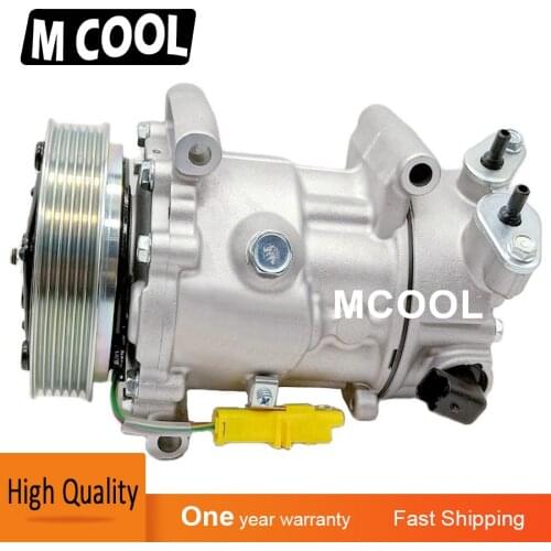 SD6C12 6C12 AC Compressor for Peugeot 207 CC 1.6 2008 9822826880 9651910980 9659875780 9670318880 9671216280 9678656080 96786560