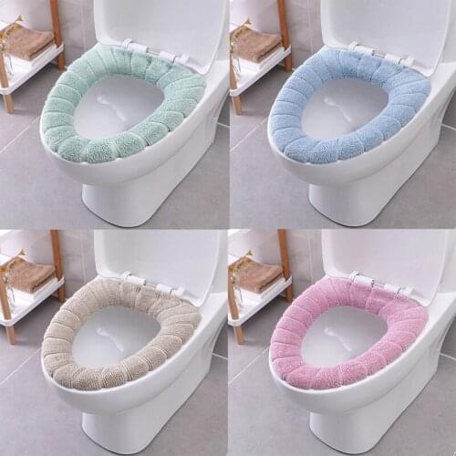 Toilet Mat Warm Soft Washable Toilet Cover Pad Toilet Seat Home Decor Closestool Mat Seat Case Toilet Lid Cover Accessories