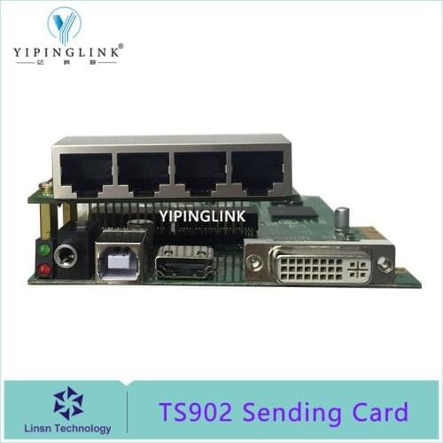 LINSN TS902 TS902D 4 ports output sending card bare card with 2.6 million pixels for led display screen