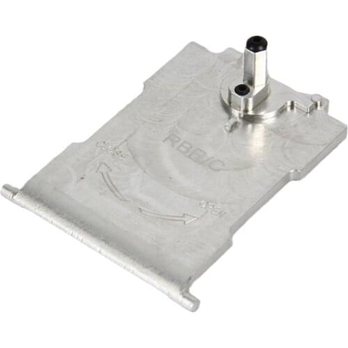 Metal Battery Plate Board for WPL D12 1/10 RC Car Upgrade Parts Decoration Accessories