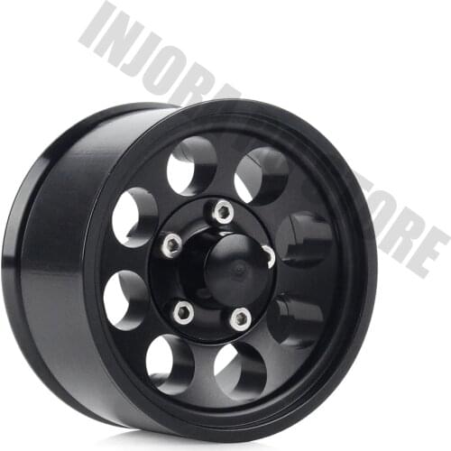 Metal 1.55 Inch RC Car Aluminum Alloy Wheel BEADLOCK Rim for Axial SCX10 90046 D90 TF2 Tamiya 1/10 RC Crawler Wheel Hub