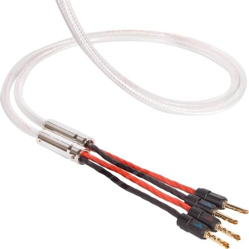 MPS M-8SP HiFi 5N OFC+ Silver Gold Plated banana speaker connector plug speaker audio cable amplifier Hifi Audio CD player