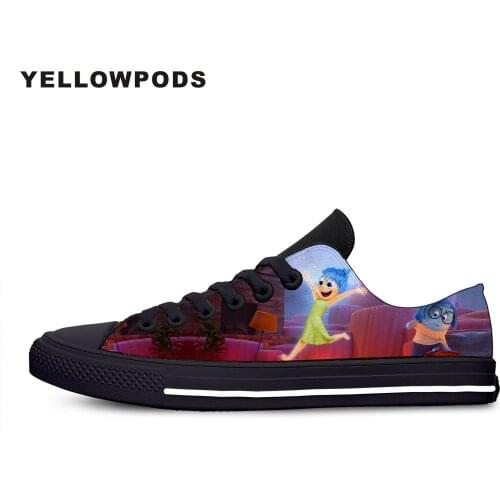 Mens Casual Shoes Fashion Hot Beautiful Handiness Cute Funny Cartoon MovieInside Out Customized Print Picture Couples Shoes