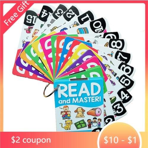 English Reading Word Card Childrens Learning English Enlightenment Books Educational Toy Card For Child Kids Gift