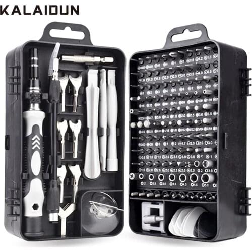 KALAIDUN Screwdriver Set Bits Precision Screw Driver 135 In 1 Torx Hex Magnetic Wrench Drill Bit Set DIY Repair Hand Tools Kit