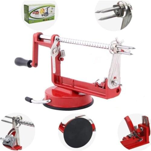 New Style 3 in 1 Stainless Steel Apple Peeler Slicer Corer Potato Cutter Fruit Cutter Hand-cranking Apple Slinky Machine