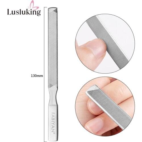 Professional Stainless Nail Art File Rod Buffer Grinding Finger Cuticle Pusher Remover Polish Acrylic Gel Manicure Pedicure Tool