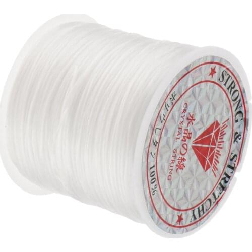 Professional Super Elastic Hair Extension Stretchy Thread For Braiding Weaving Sewing Hair Decor 60M