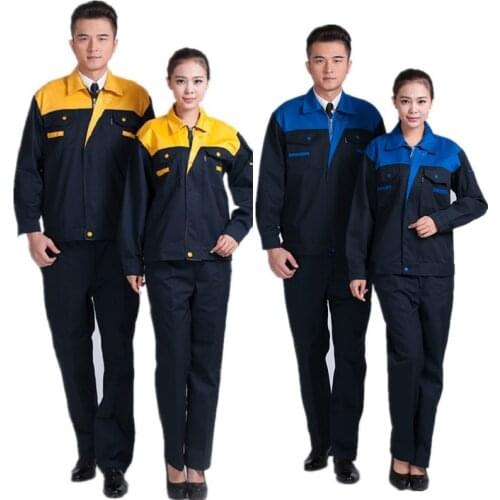 Worker clothing workwear clothes for men women workmen Factory uniform Wear-resistant Repairman Auto car workshop welding suits