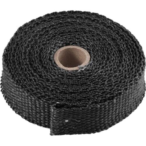 High Quality Glass Fiber Tape Auto Exhaust Pipe Wrap Insulation 900-1200 Degrees Temperature Cotton Insulation Heat Wrapped Tape