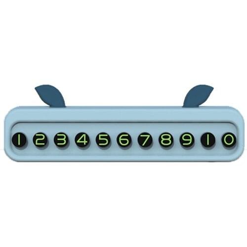 Youpin Cartoon Car Temporary Parking Card Hidden Phone Number Plate Sticker Parking Stop Sign Fashion Car Automobile Accessories