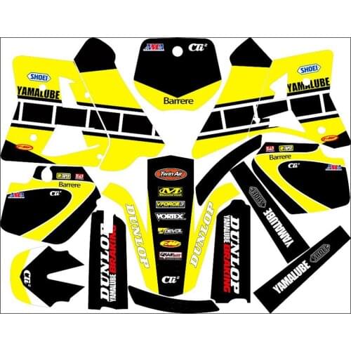 YZ125-250 1991-1992 Motorcycle full set of graphics stickers 3M decals For Yamaha YZ250 YZ125 1991 1992 For Yamaha 125 YZ 250 YZ