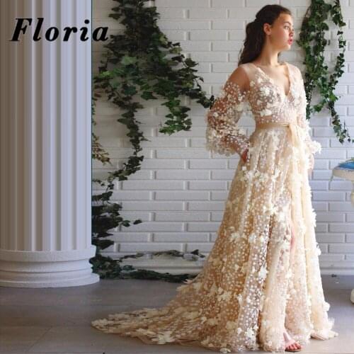 New Flower Long Evening Dress 2020 Saudi Arabia Elegant Runaway Red Carpet Gowns Long Evening Prom Party Gowns Vestidos Custom