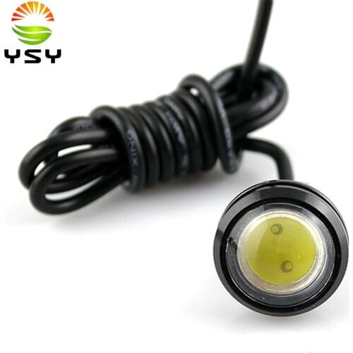 10Pcs Car Styling Light 18mm Eagle Eye Led Car Lights DRL Daytime Running Light 12V 9W Fog Tail lamp Waterproof Reverse Lamp