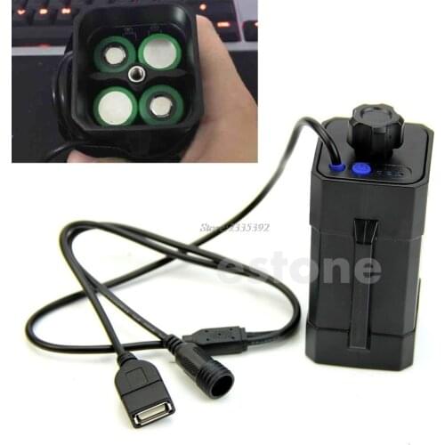 4x 18650 Water Resistant Battery Pack Case High Quality House Cover For Bike Bicycle Lamp Bicycle Accessories JUN08