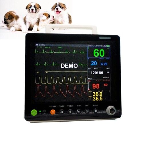 PM9000CV six-parameter pet hospital household electrocardiogram monitor portable veterinary animal universal monitor
