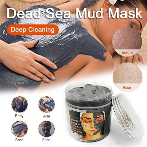 2020 Hot Mud Mask Dead Sea Mud Mask Face Deep Cleansing Charcoal Blackhead Remover Skin Care Cleansing Natural Skin Care TSLM1