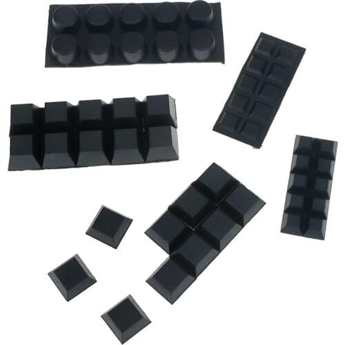 Hot sale 10pcs Audio Speaker Amplifier Shock Absorber Feet Pad Vibration Absorption Rubber Anti-shock Self-adhesive