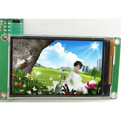 IPS 2.8 inch 262K TFT LCD Screen Module R61525 Drive IC 9/16Bit MCU 8080 Interface 240(RGB)*400