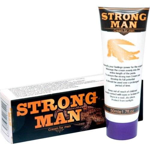 Strong Man XXL Big Dick Penis Enlargement Cream Male Penis Extender Erection Enhancer Increase Penis Massage Oil Sex Products