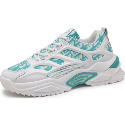 Fashion Men Sneakers Mesh Casual Shoes Loafers Lac-up Mens Shoes Lightweight Vulcanize Shoes Walking Sneakers Zapatillas Hombre